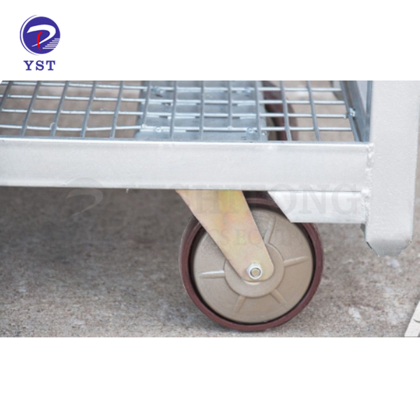 Greenhouse Galvanized Flower Carts